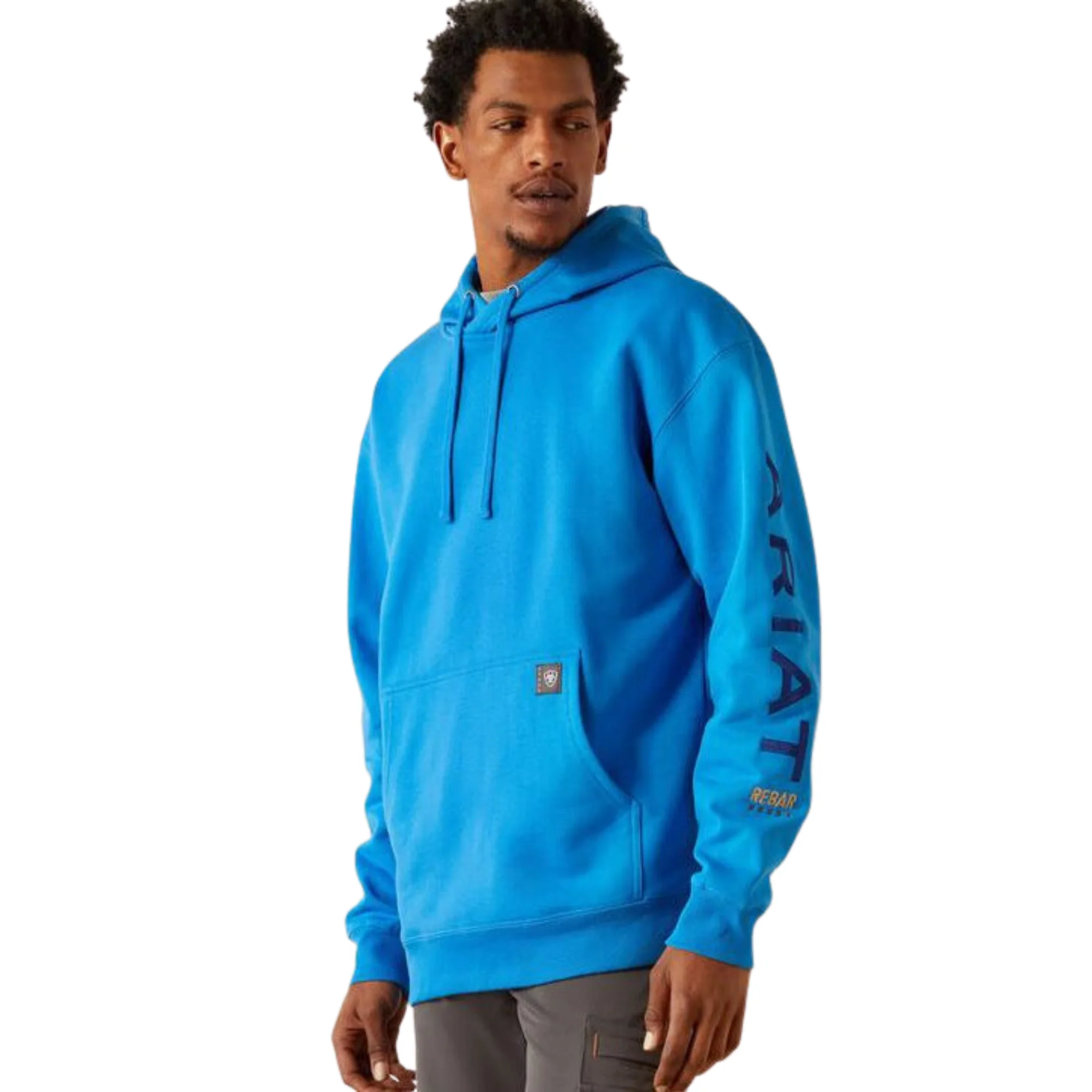 Ariat Men's Long Sleeve Rebar Graphic Hoodie-Multiple Colors - Image 8