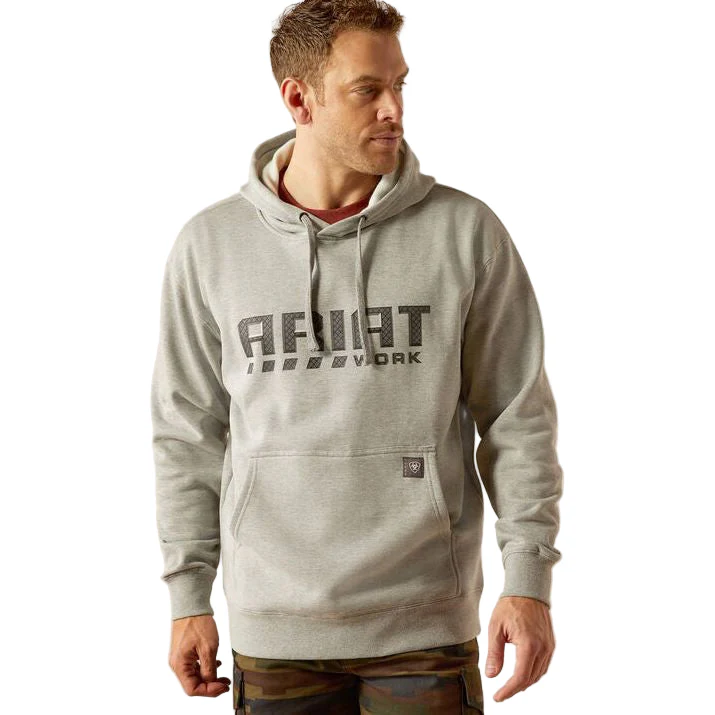Ariat Men's Long Sleeve Rebar Workman Drive Hoodie - Multiple Colors - Image 2