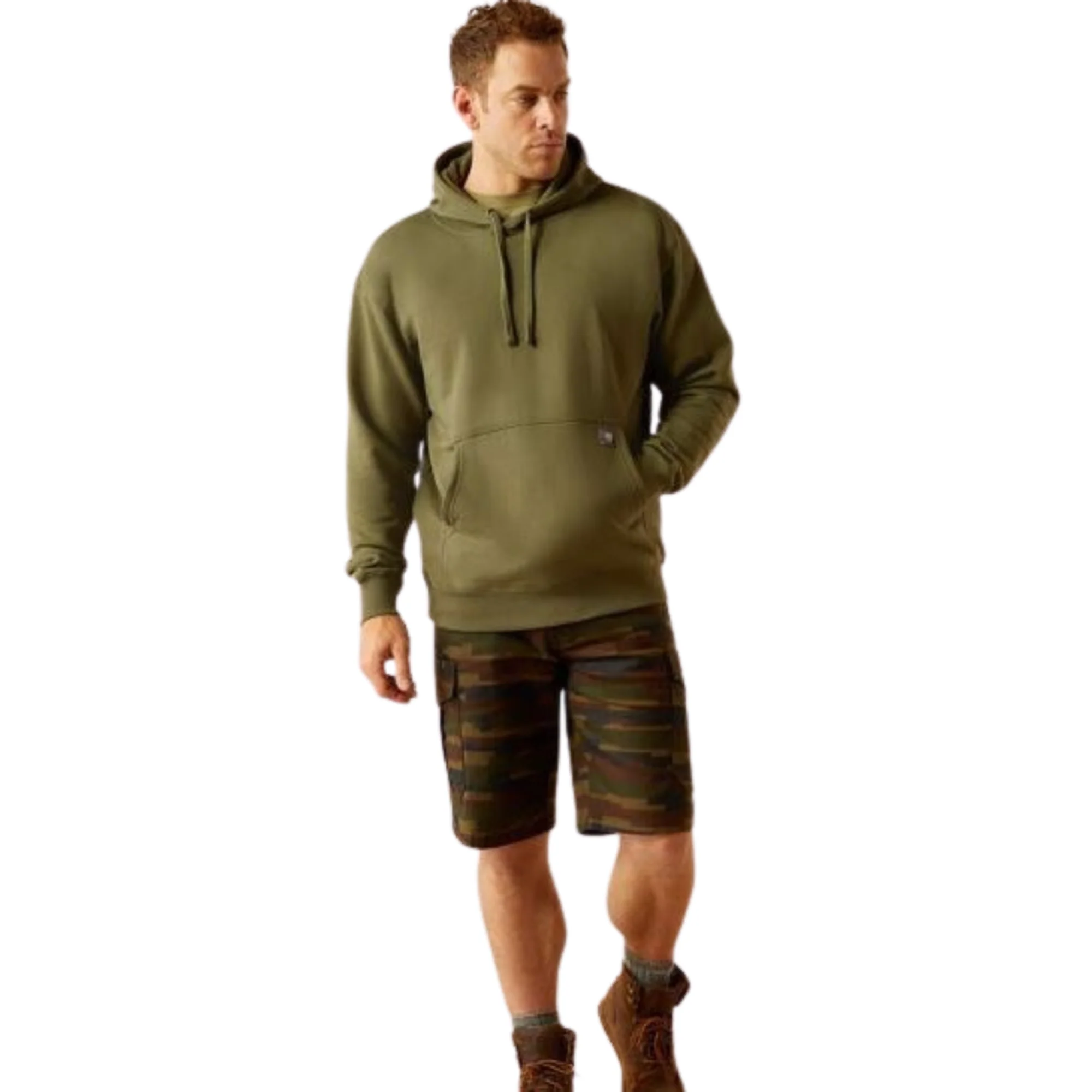Ariat Men's Long Sleeve Workman Brickyard Hoodie - Image 3