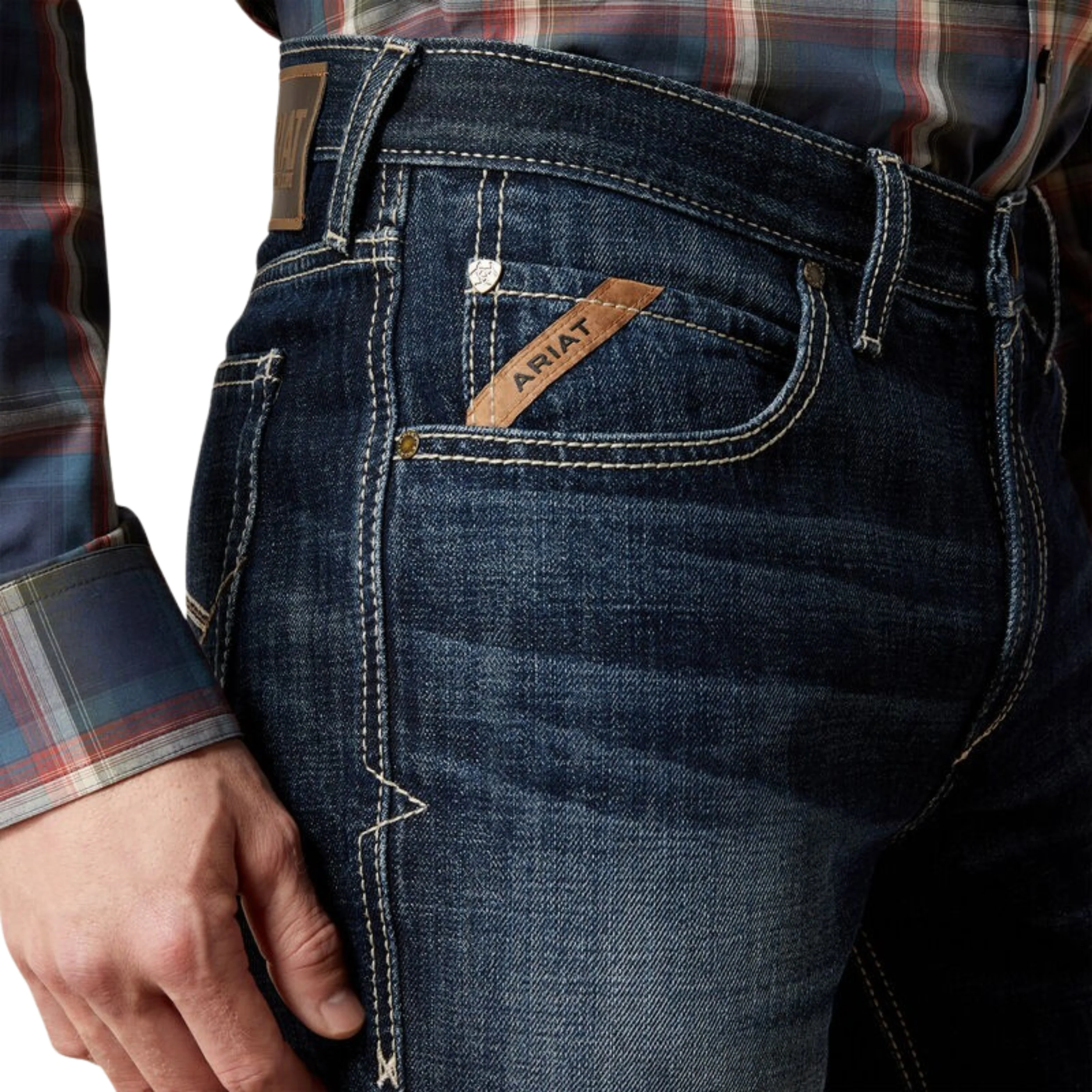 **Ariat Men's M2 Traditional Relaxed Mayfield Boot Cut Jeans - Declan - Image 4