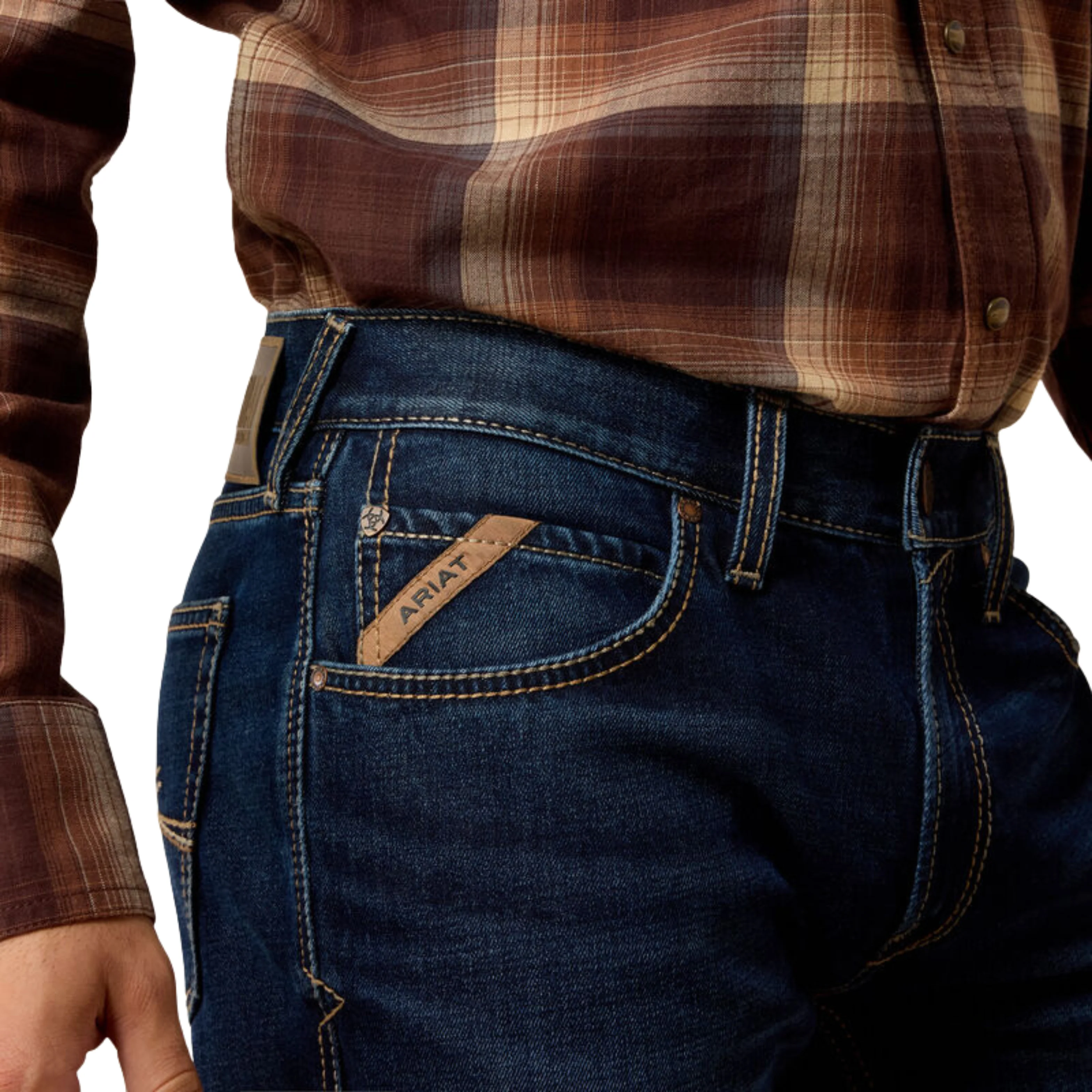 **Ariat Men's M4 Acclimatize Gideon Straight Leg Jeans-  Thatcher - Image 5