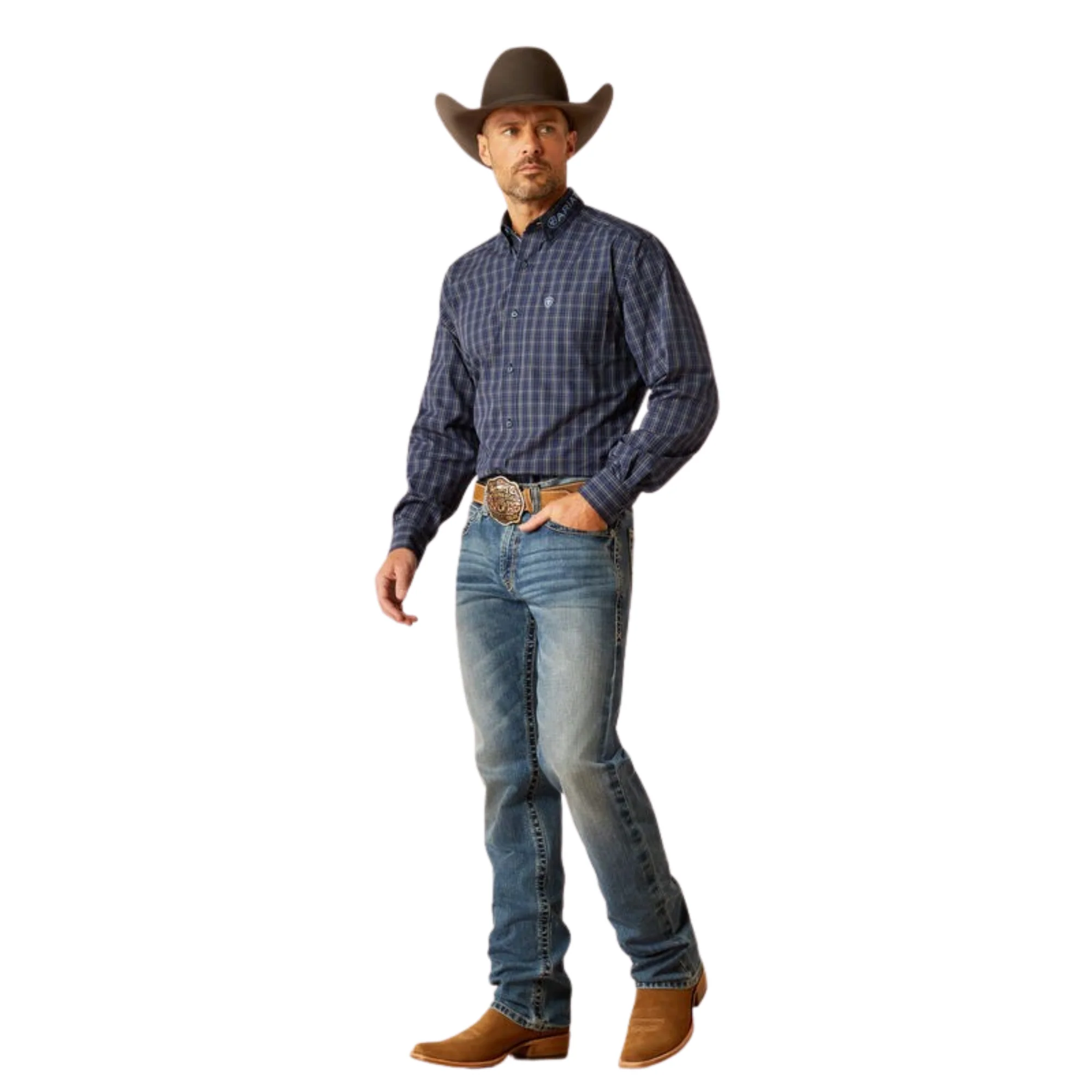 **Ariat Men's M2 Traditional Relaxed Buster Boot Cut Jeans - Dakota - Image 3