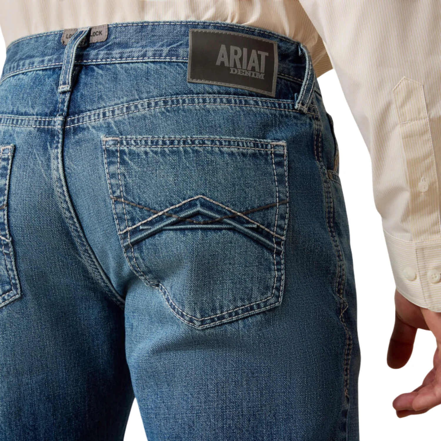 Ariat Men's M4 Relaxed Mid Rise Butler Straight Leg Jeans - Kaden - Image 3