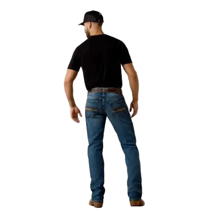 Ariat Men's M4 Relaxed Thornton Boot Cut Jeans - Heath - Image 2