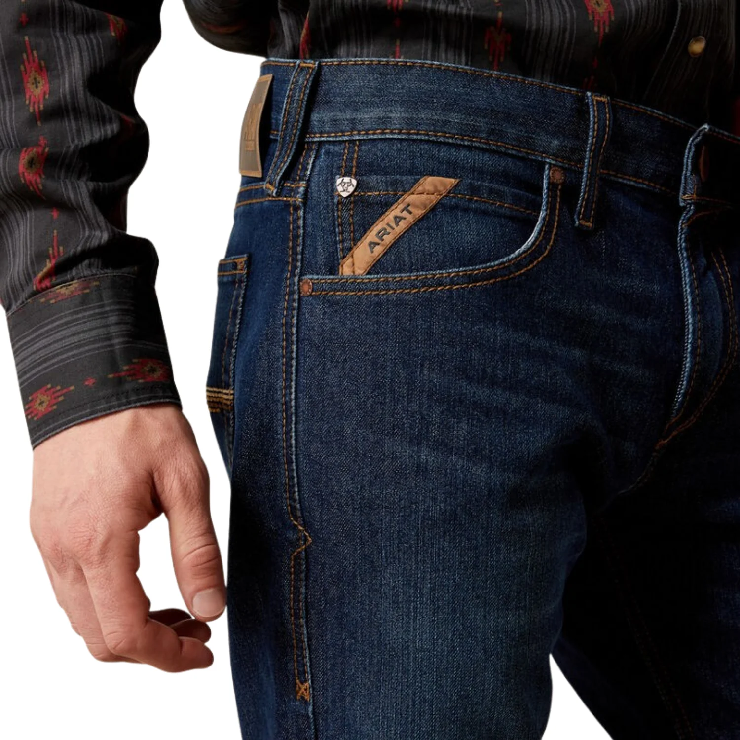 **Ariat Men's M7 Slim Baron Straight Leg Jeans - Hampton - Image 4