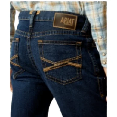 **Ariat Men's M8 Modern Reagan Slim Leg Jeans - Brenham - Image 4