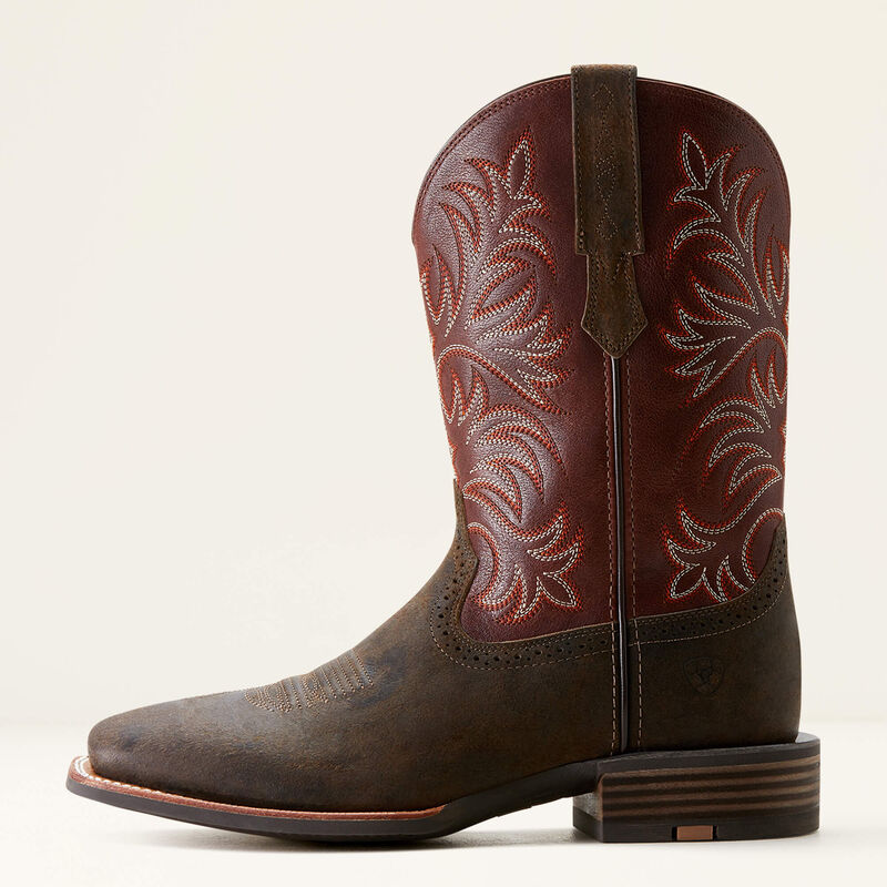 Ariat Men's Oakwood Western Boot - Antique Grey - Image 2