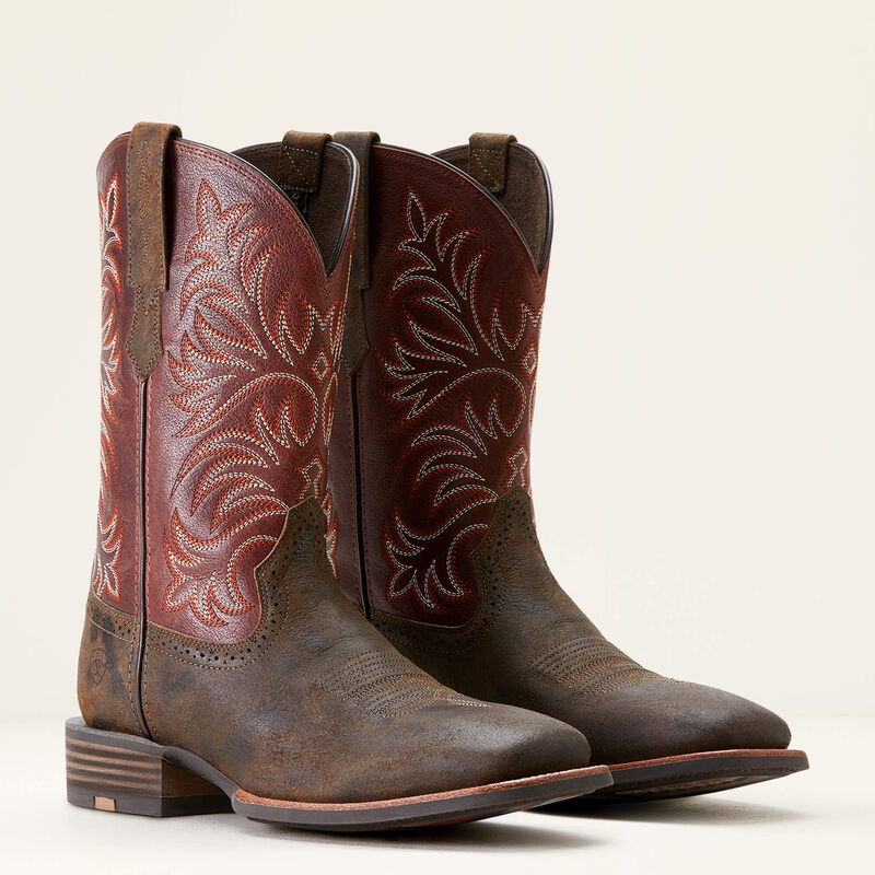 Ariat Men's Oakwood Western Boot - Antique Grey - Image 6