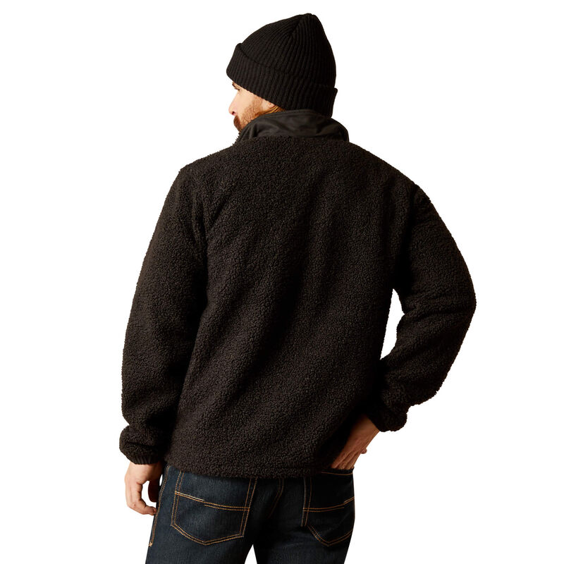 Ariat Men's Odessa Sherpa Jacket- Black - Image 3