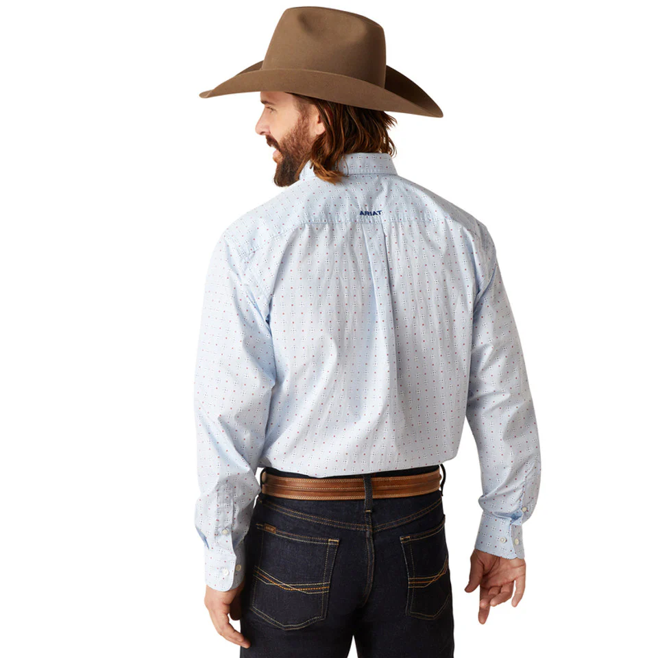 Ariat Men's Penley Classic Fit Shirt - Blue - Image 2