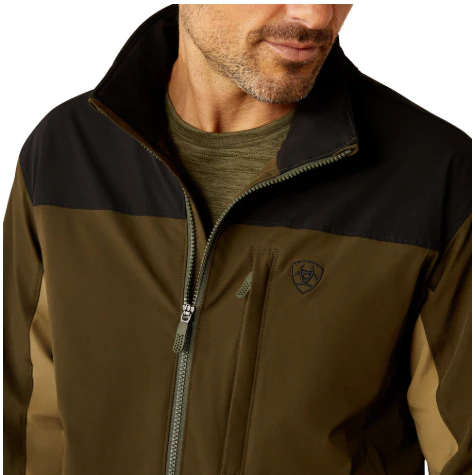 Ariat Men's Pioneer Stretch Shell Jacket - Relic - Image 4