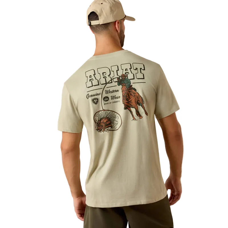 Ariat Men's Porcupine Posse Short Sleeve Tee Shirt - Elm - Image 2