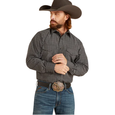Ariat Men's Pro Neo Long Sleeve Snap Shirt - White