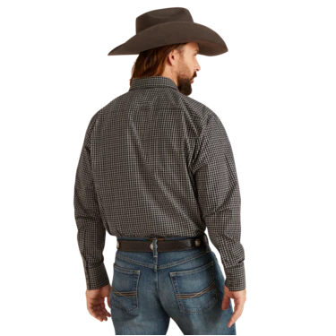 Ariat Men's Pro Neo Long Sleeve Snap Shirt - White - Image 2