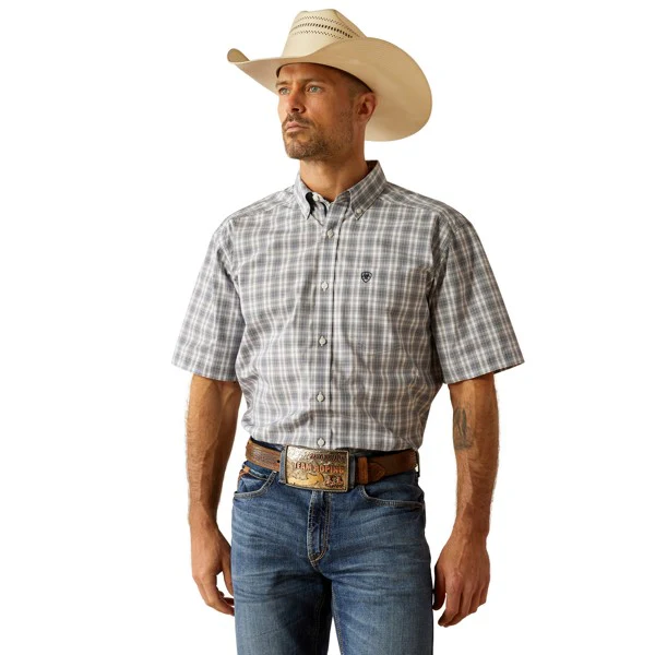 Ariat Men's Pro Series Charlie Classic Fit Shirt - Navy - Image 3