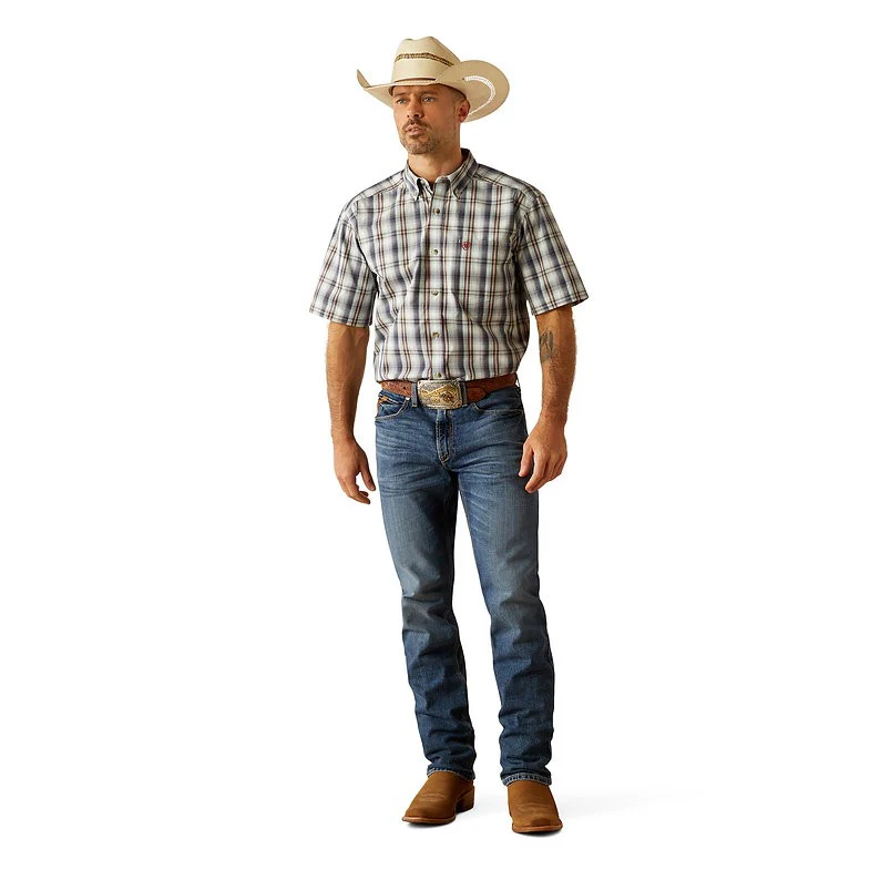 Ariat Men's Pro Series Cruz Classic Fit Shirt - Navy - Image 2