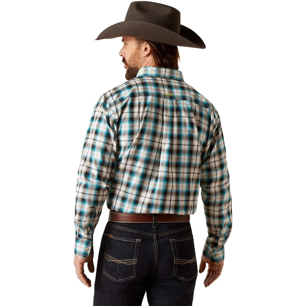Ariat Men's Pro Series Team Cannon Classic Fit Shirt - White - Image 2