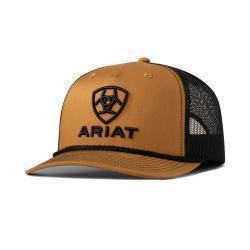 Ariat Men's R112 3D Embroidered Logo Cap- Tan