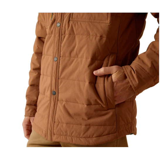 Ariat Men's Rebar Cordura Ripstop Insulated Shirt Jacket - Aztec - Image 5