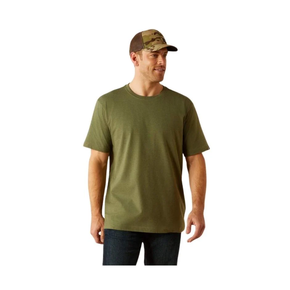 Ariat Men's Rebar Cotton Strong Short Sleeve Tee Shirt- Assorted Colors - Image 3