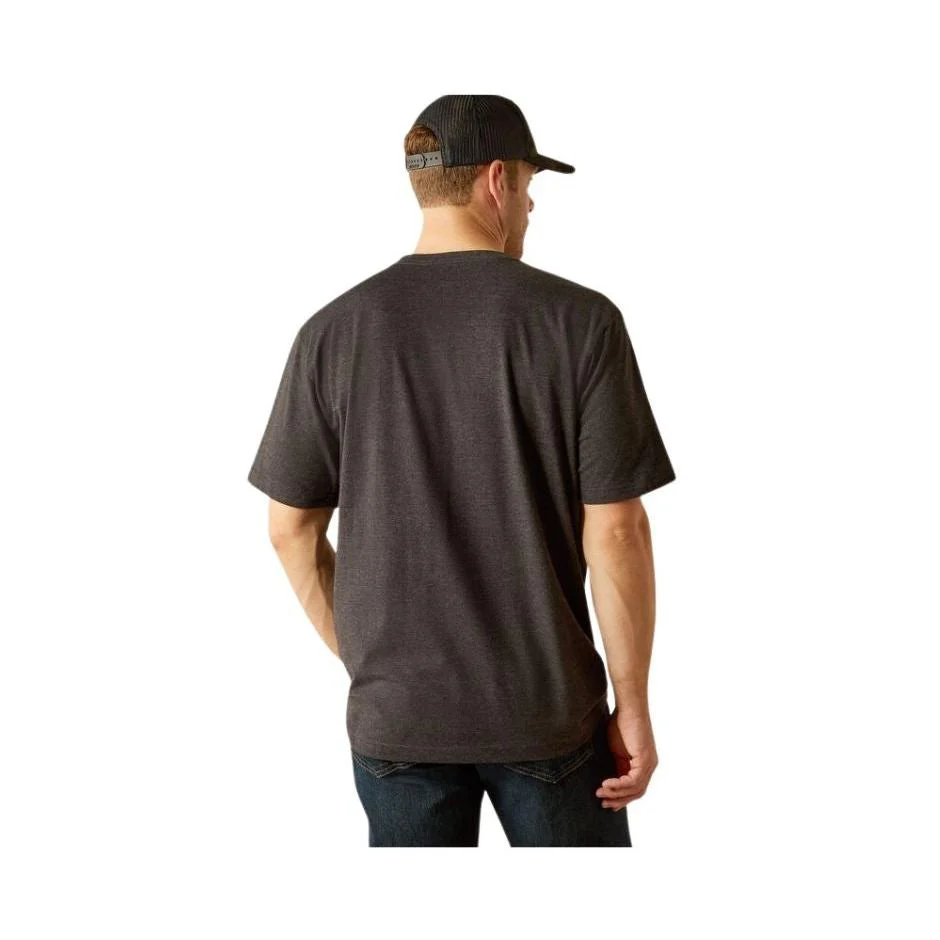Ariat Men's Rebar Cotton Strong Short Sleeve Tee Shirt- Assorted Colors - Image 5