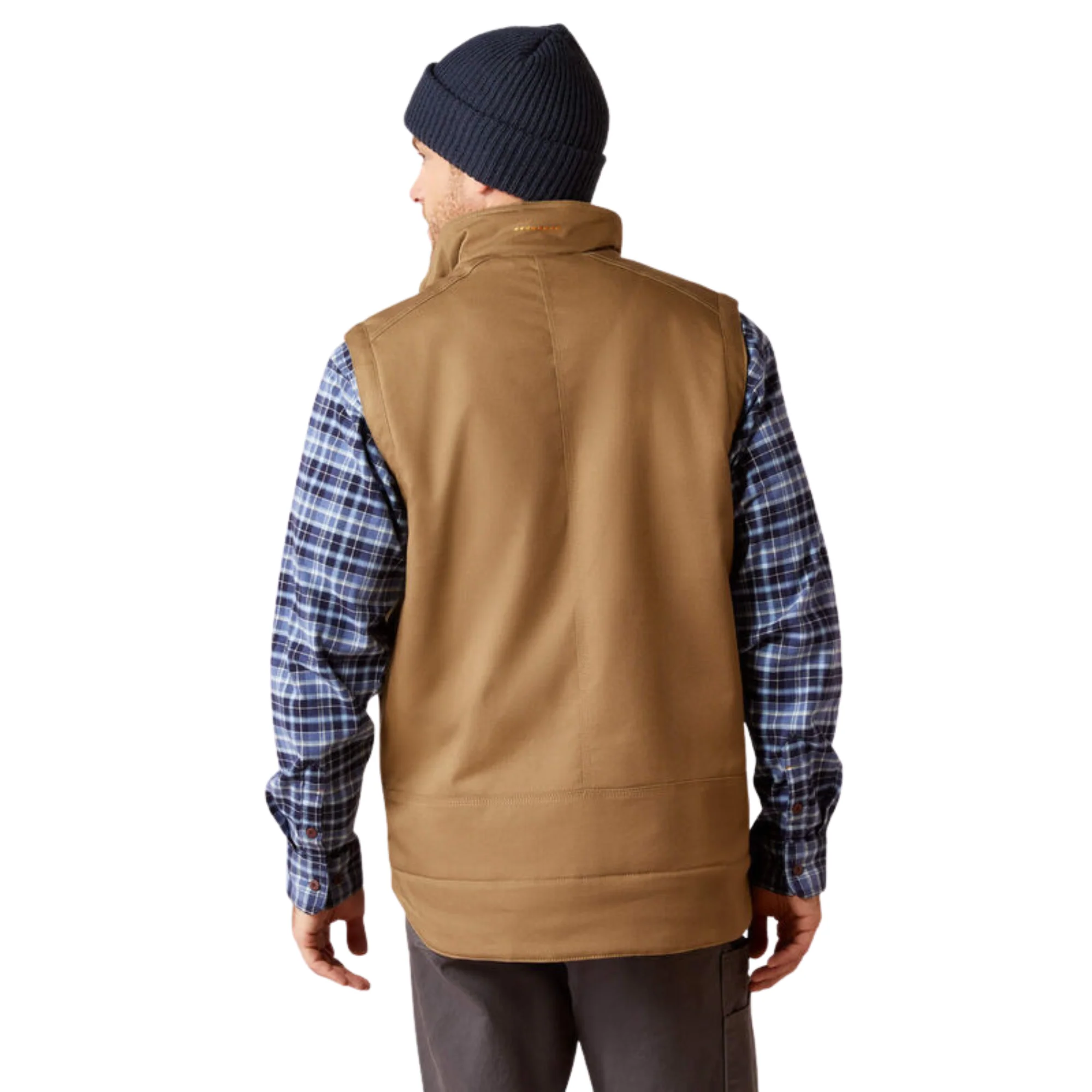 Ariat Men's Rebar DuraCanvas Vest  Field Khaki - Image 2