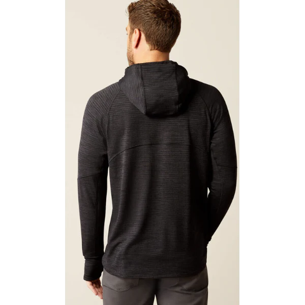 Ariat Men's Rebar Gridwork Hoodie - Black - Image 5