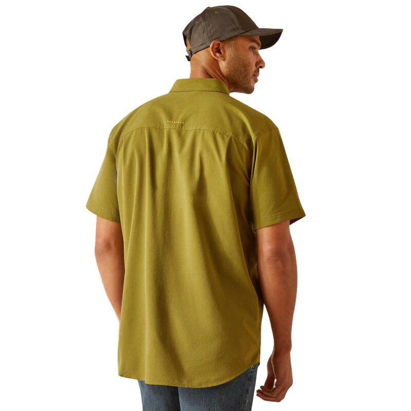 Ariat Men's Rebar Made Tough 360 Airflow Work Shirt - Lichen - Image 2