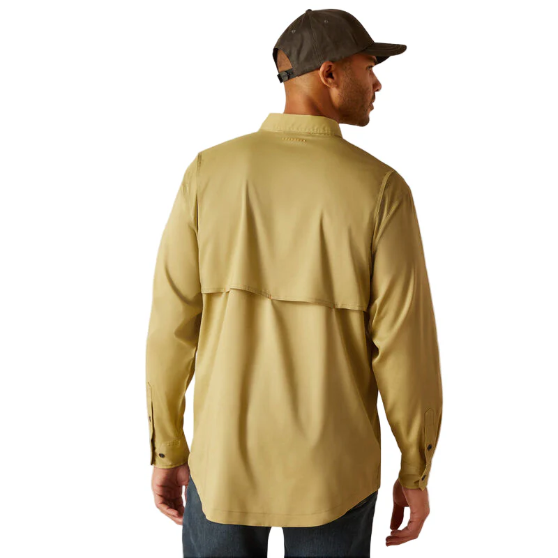 Ariat Men's Rebar Made Tough VentTEK DuraStretch Work Shirt - Peatmoss Heather - Image 2