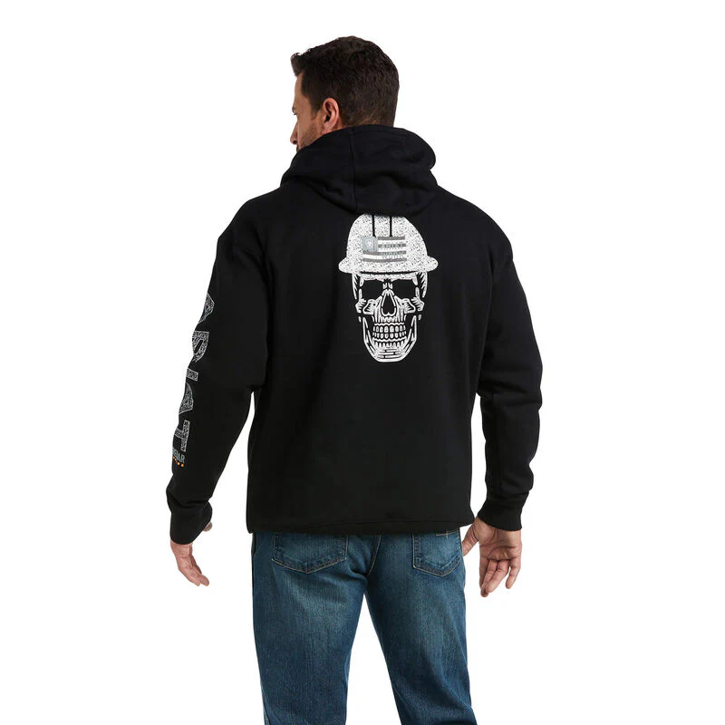 Ariat Mens Rebar RFNCK Hoodie - Image 2