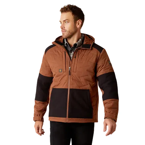 Ariat Men's Rebar Winter Cloud 9 Water Resistant Insulated Jacket - Aztec - Image 3