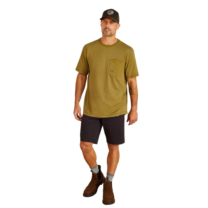 Ariat Men's Rebar Workman T-Shirt - Lichen Heather - Image 3