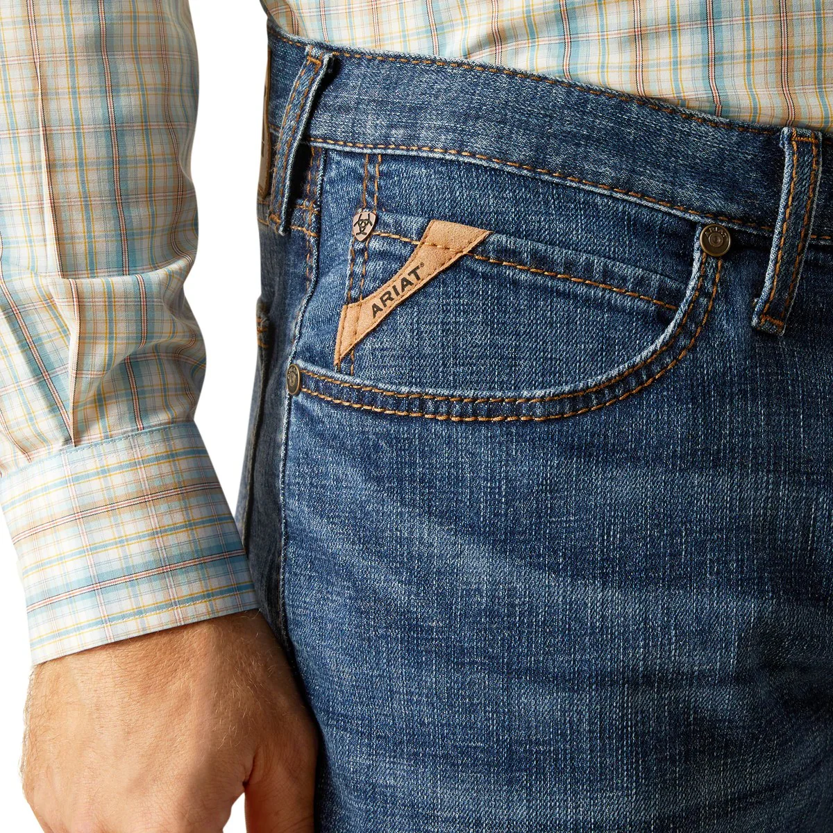 **Ariat Men's  Relaxed Centralia Straight Leg Jean - Kennedy - Image 3