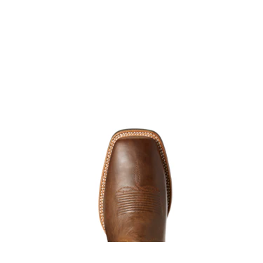 Ariat Men's Relentless Short Round Western Boot - Latigo Tan/Lucky Clover - Image 3