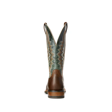 Ariat Men's Relentless Short Round Western Boot - Latigo Tan/Lucky Clover - Image 4