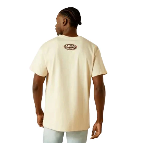 Ariat Men's Sendero Slow Horses T-Shirt - Sandshell - Image 2