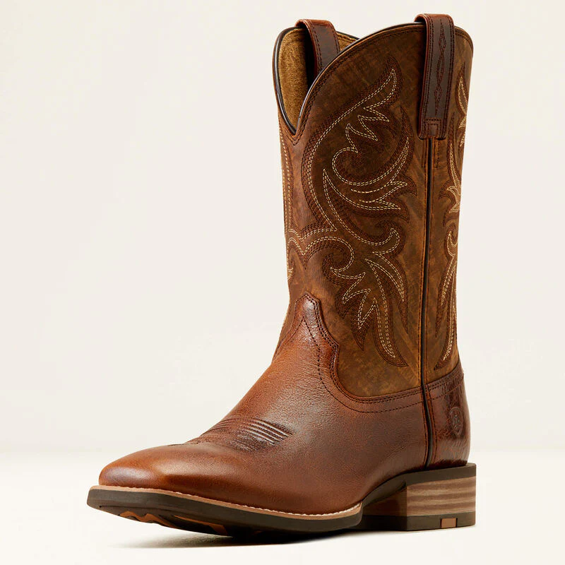 Ariat Men's Slingshot Cowboy Boots - Beasty Brown/Rugged Tan