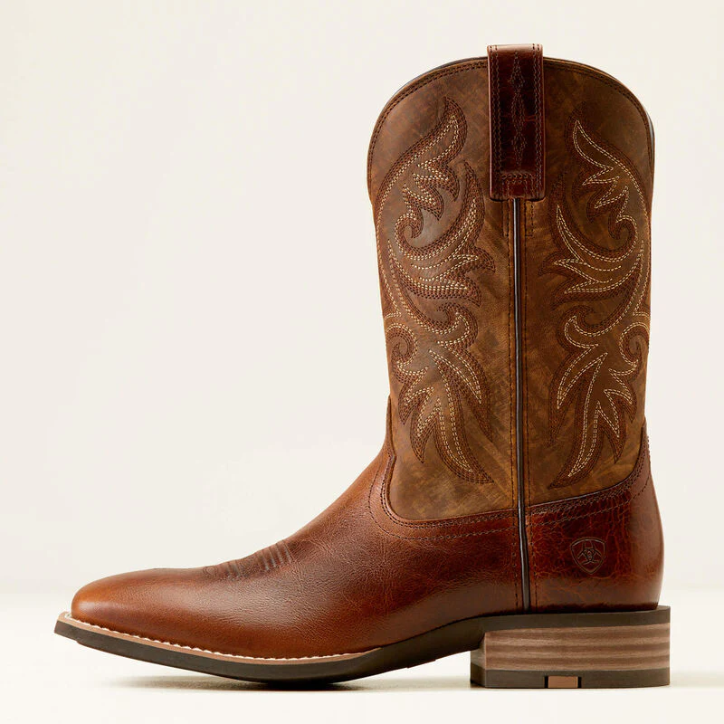 Ariat Men's Slingshot Cowboy Boots - Beasty Brown/Rugged Tan - Image 2