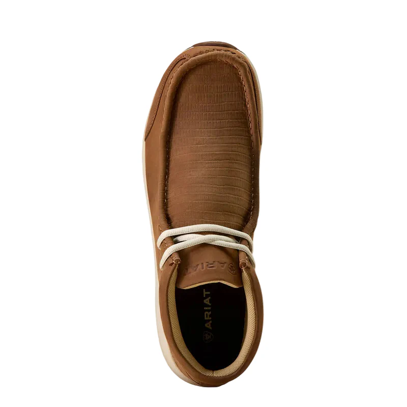 Ariat Men's Spitfire Shoe - Desert Sands / Chestnut Lizard Print - Image 5