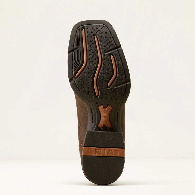 Ariat Men's Sport Big Country Western Boots - Mahogany Elephant Print/Forest Green - Image 3