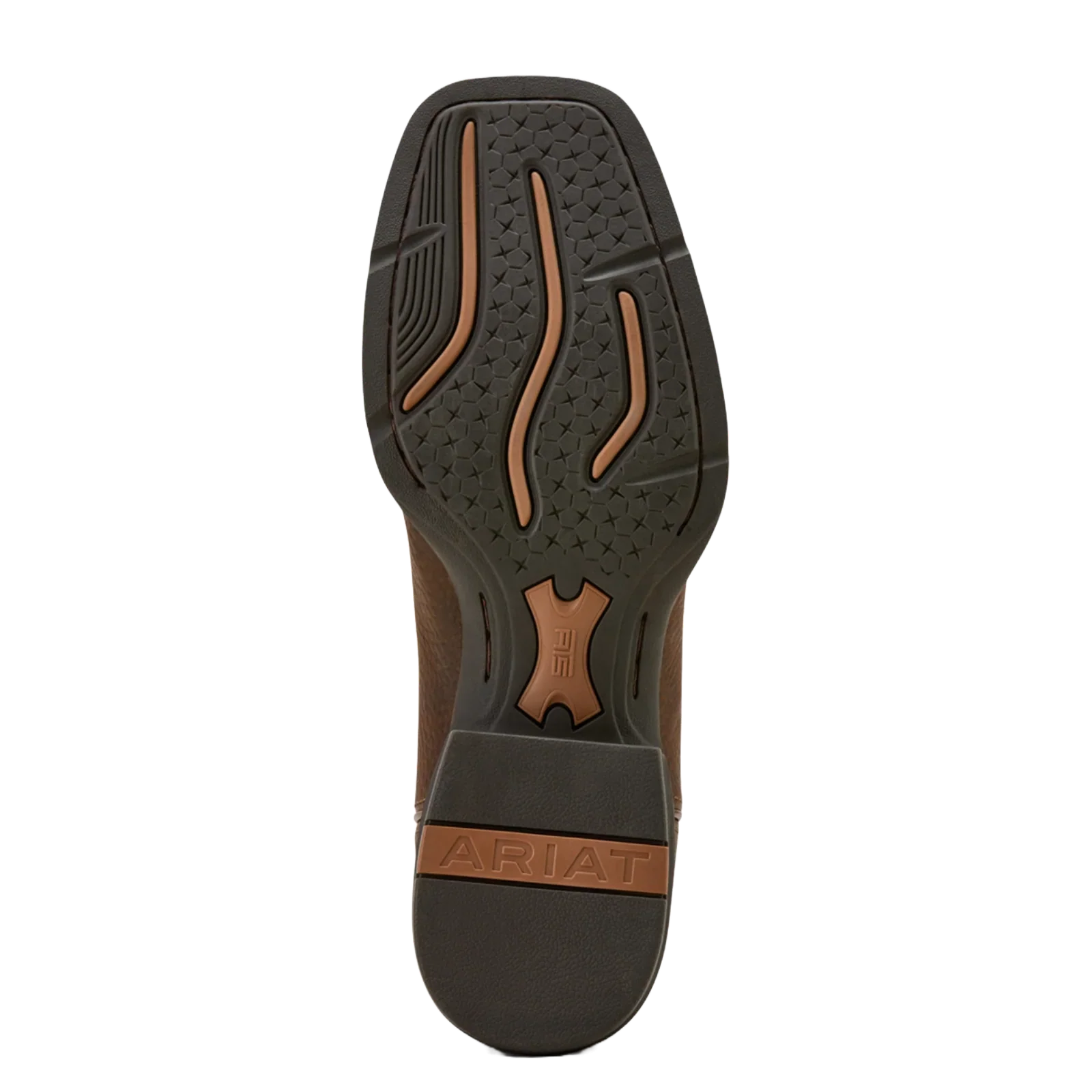 Ariat Men's Sport Outdoor Cowboy Boot- Brown Oiled Rowdy - Image 3