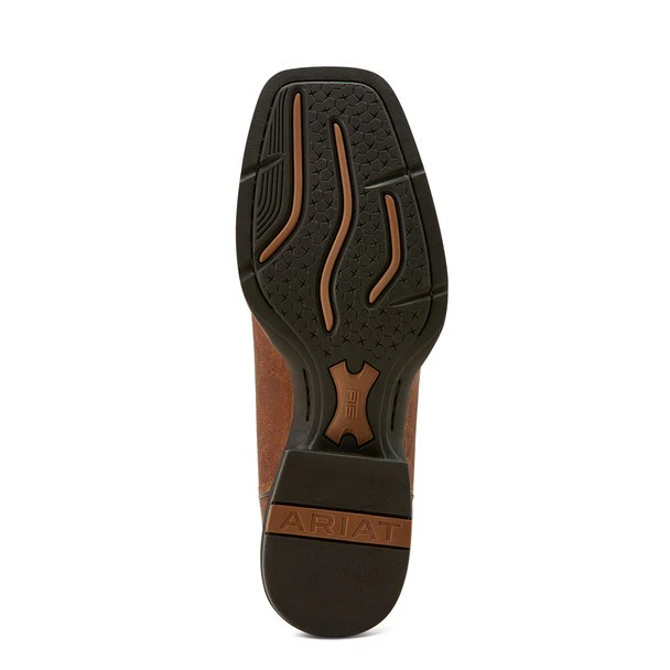 Ariat Men's Sport Rodeo Cowboy Boot- Aged Tan Elephant Print - Image 4