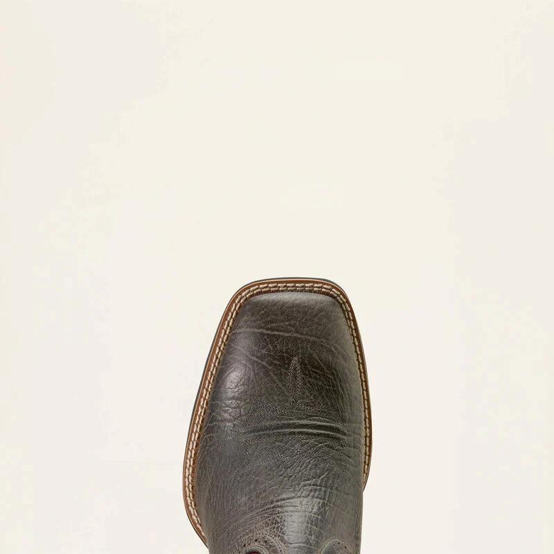 Ariat Men's Sport Wide Square Toe Cowboy Boot- Charcoal Grey Hippo Print - Image 5