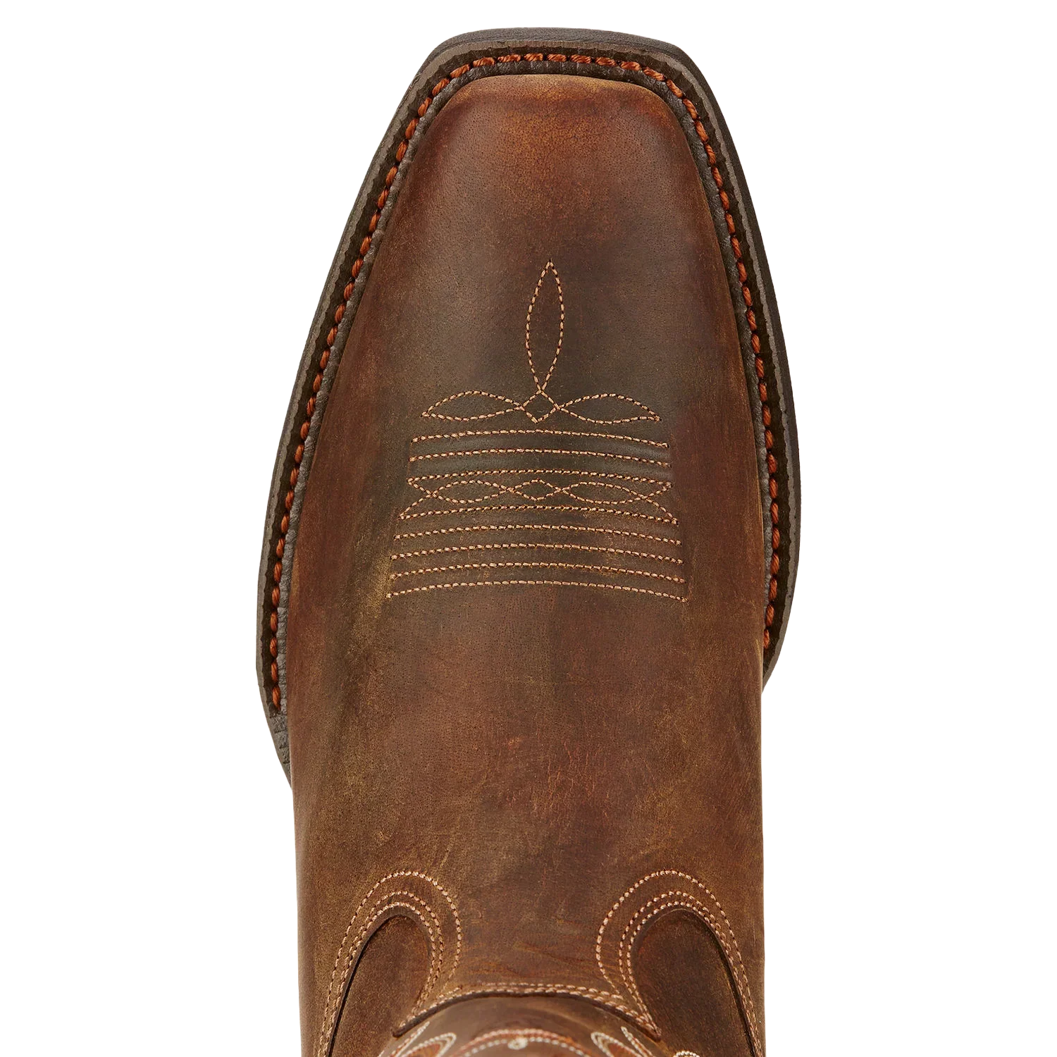 Ariat Men's Sport Wide Square Toe Western Boots - Powder Brown - Image 3