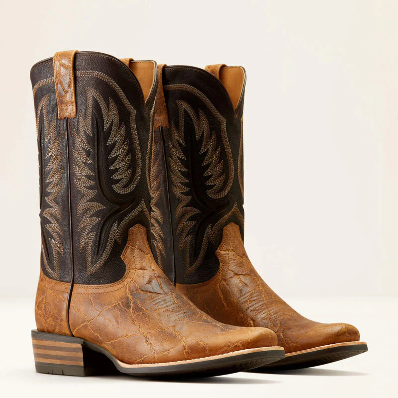 Ariat Men's Stadtler Western Boots - Smoked Tan/Aging Barrel - Image 7