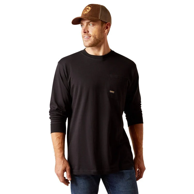 Ariat Men's Long Sleeve - Black - Image 3