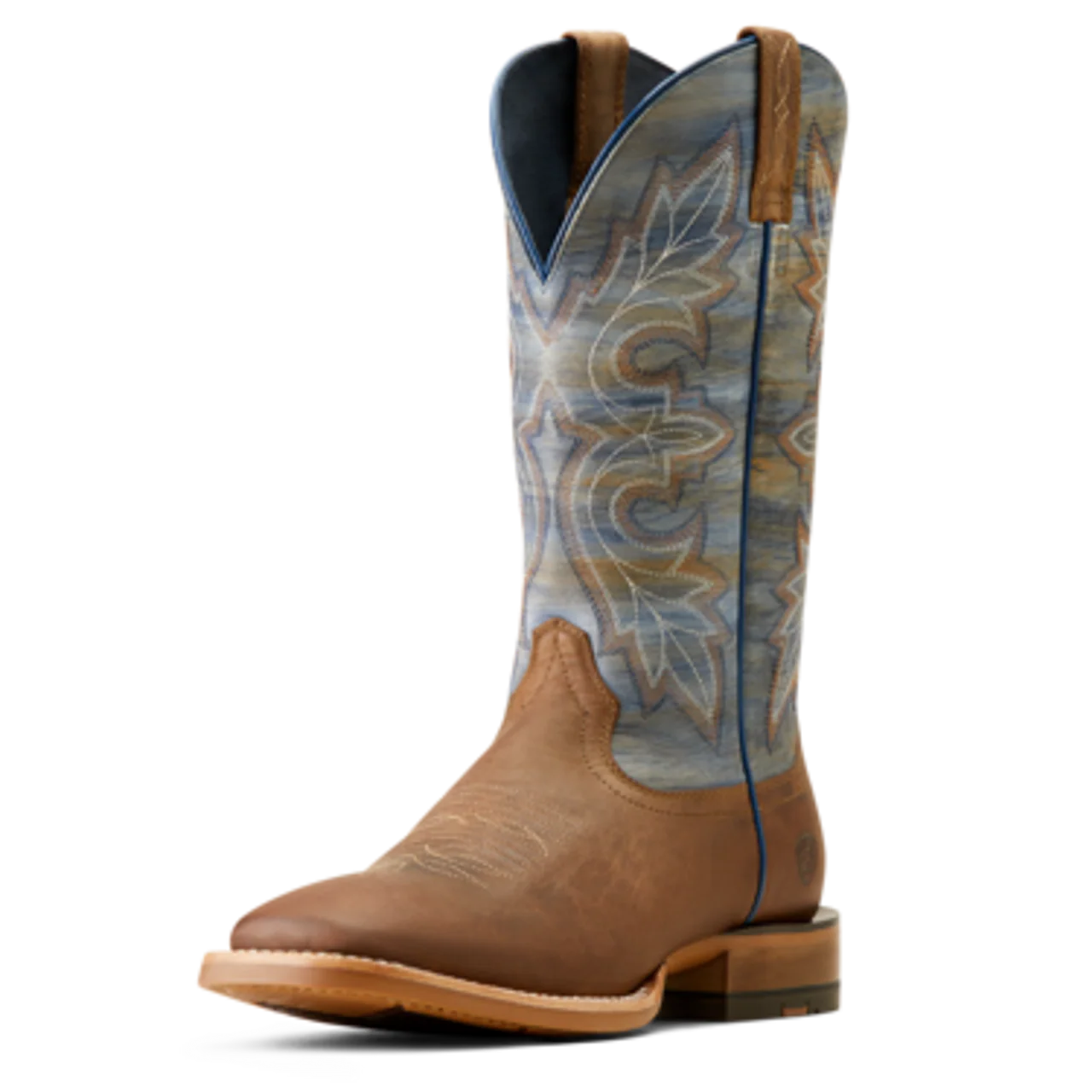 Ariat Men's Standout Cowboy Boots - Loco Brown/Cloud Blue
