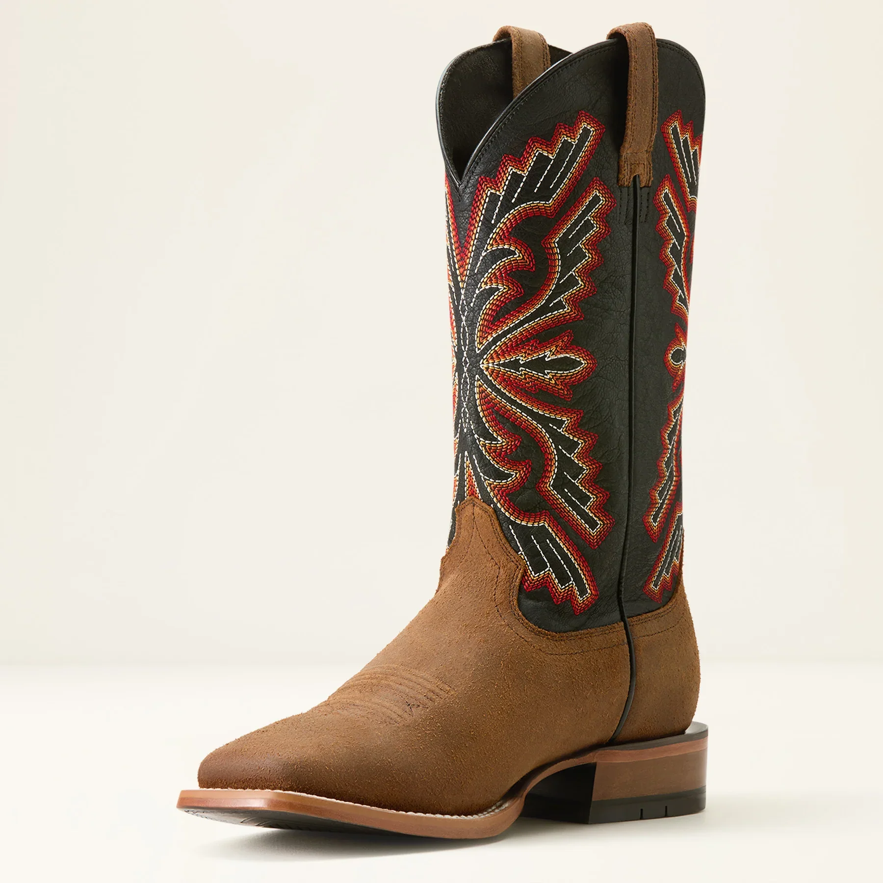 Ariat Men's Sting Cowboy Boot - Weathered Wicker and Black Bayou - Image 3