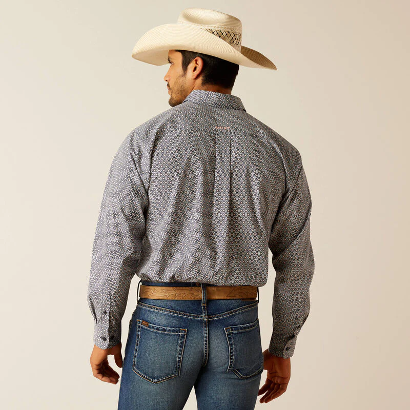 Ariat Men's Tatum Classic Fit Shirt - Dress Blues - Image 2