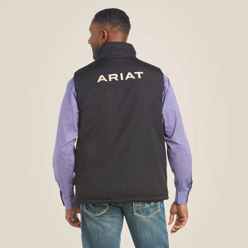 Ariat Men's Team Insulated Vest - Black - Image 2
